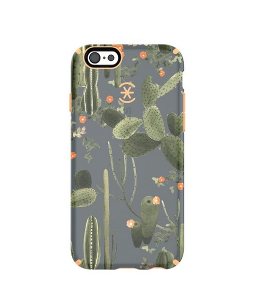 Speck Products Inked CandyShell Case for iPhone 6 6s - Retail Packaging - Desert CactusCantaloupe Orange